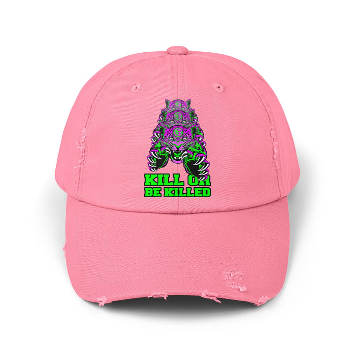 CG LEAPOARD PURPLE GREEN /KILL OR BE KILLED CAP