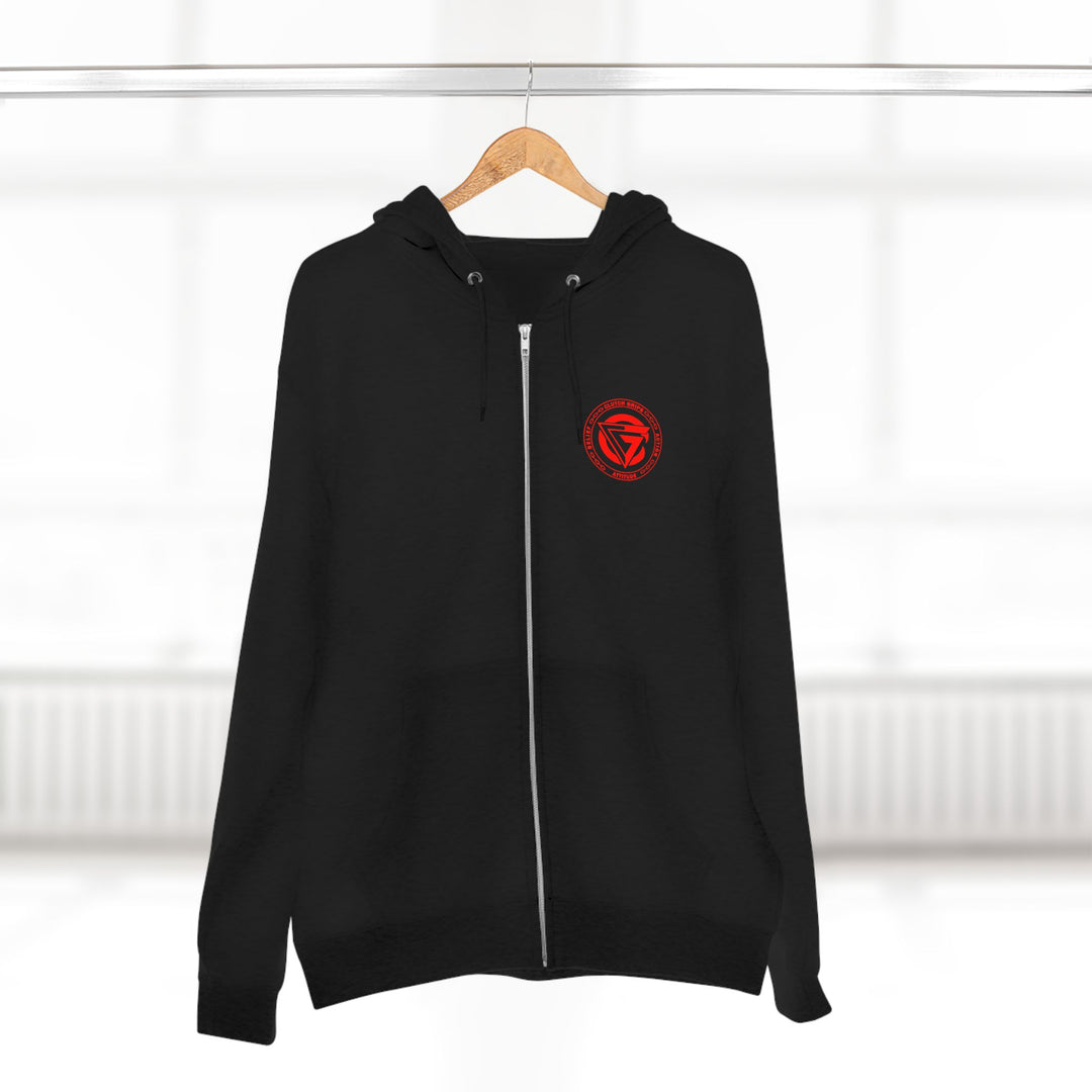 CG OUTLAW RED BLACK /THE QUIK & THE DEAD ZIP UP
