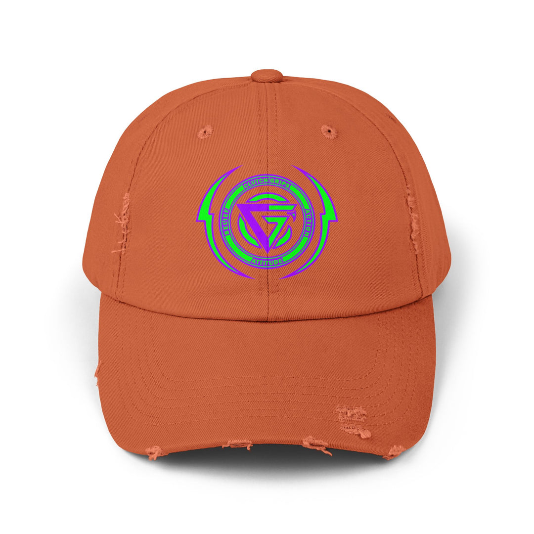 CG LOGO LIGHTNING ARCHES GREEN PURPLE/BELIEF ATTITUDE ACTION CAP