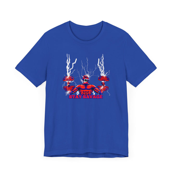 RIDE THE LIGHTNING RED BLUE/STAY SAVAGE