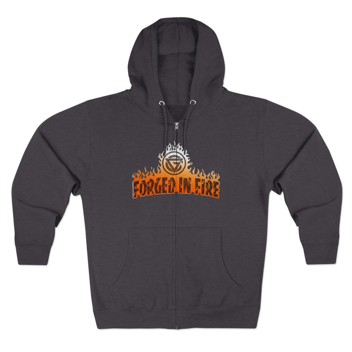 MAC VS SNAKE ORANGE WHITE FADE /LIFT OR DIE ZIP UP
