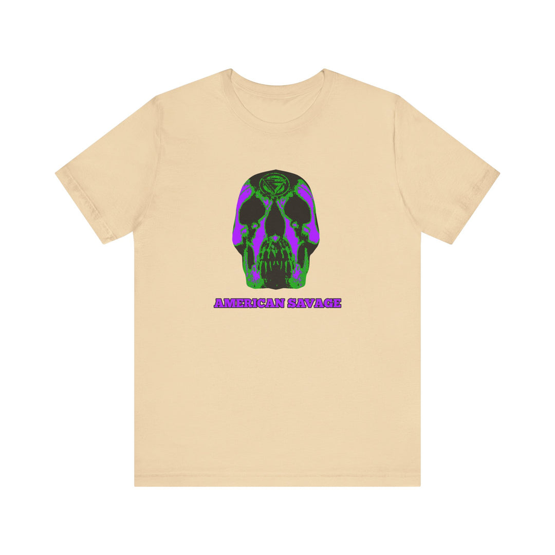 SKULLATOR PURPLE GREEN  /AMERICAN SAVAGE