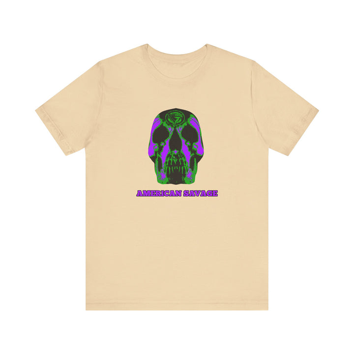 SKULLATOR PURPLE GREEN  /AMERICAN SAVAGE