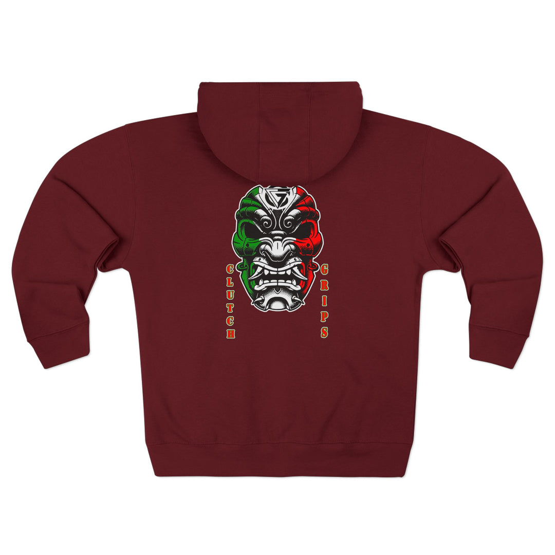 CG SAMURAI MAC RED WHITE GREEN /CLUTCHGRIPS ZIP UP
