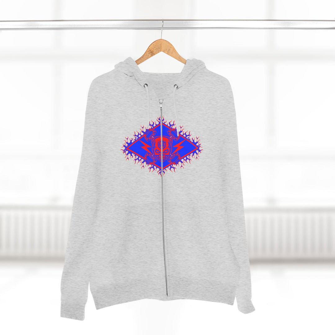 CG STAND OFF RED BLUE /KILL OR BE KILLED ZIP UP