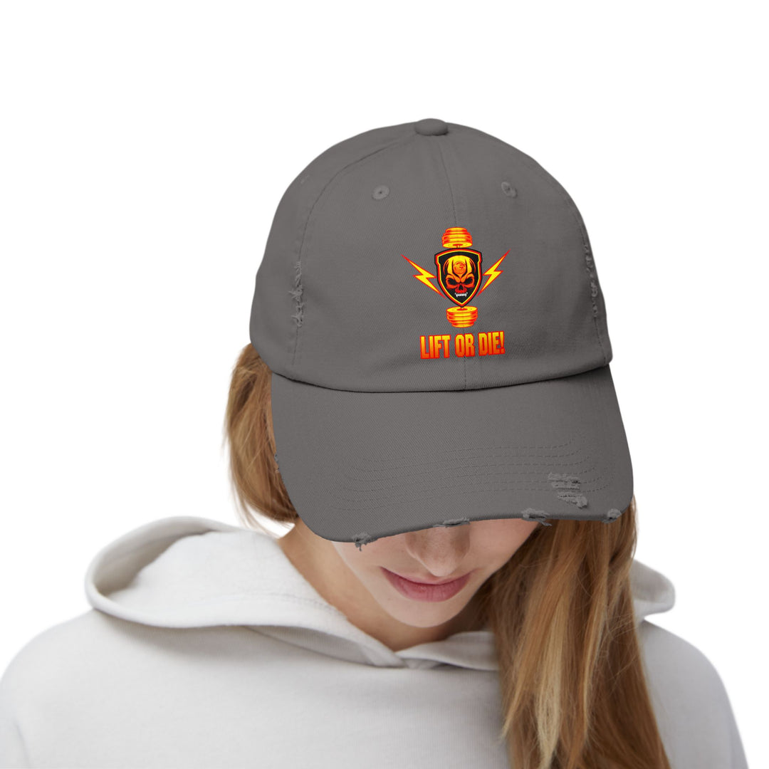 CG SKULL BELL SGL ORANGE GOLD /LIFT OR DIE CAP