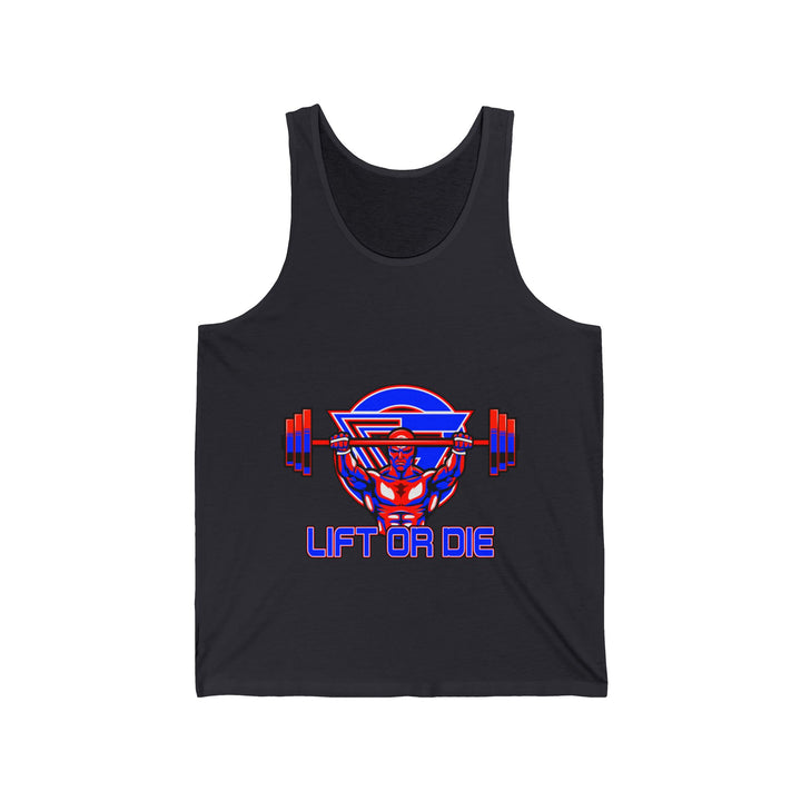 ENTER THE MAC RED WHITE BLUE TANK/LIFT OR DIE