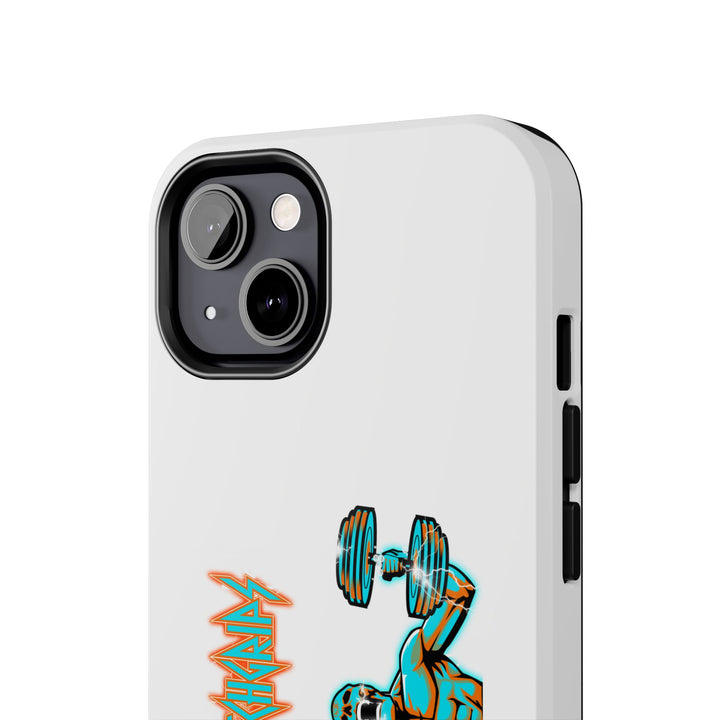 RIDE THE LIGHTNING MIAMI COLORS AQUA ORANGE PHONE CASE/CLUTCHGRIPS