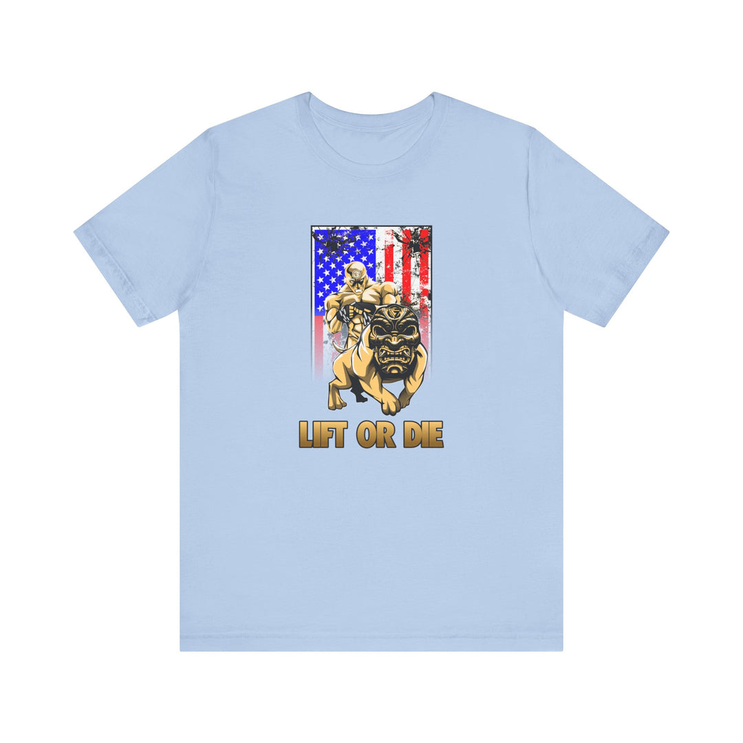 ANGRY DOG SAND AMERICAN FLAG/LIFT OR DIE