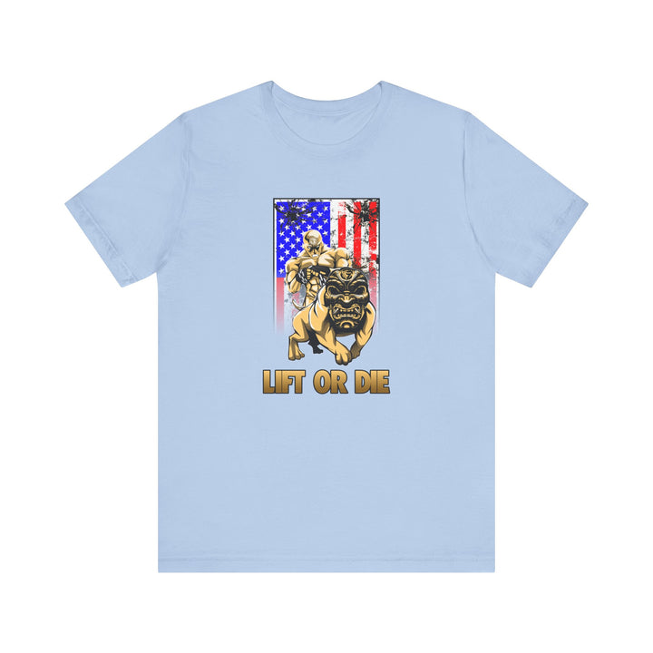 ANGRY DOG SAND AMERICAN FLAG/LIFT OR DIE