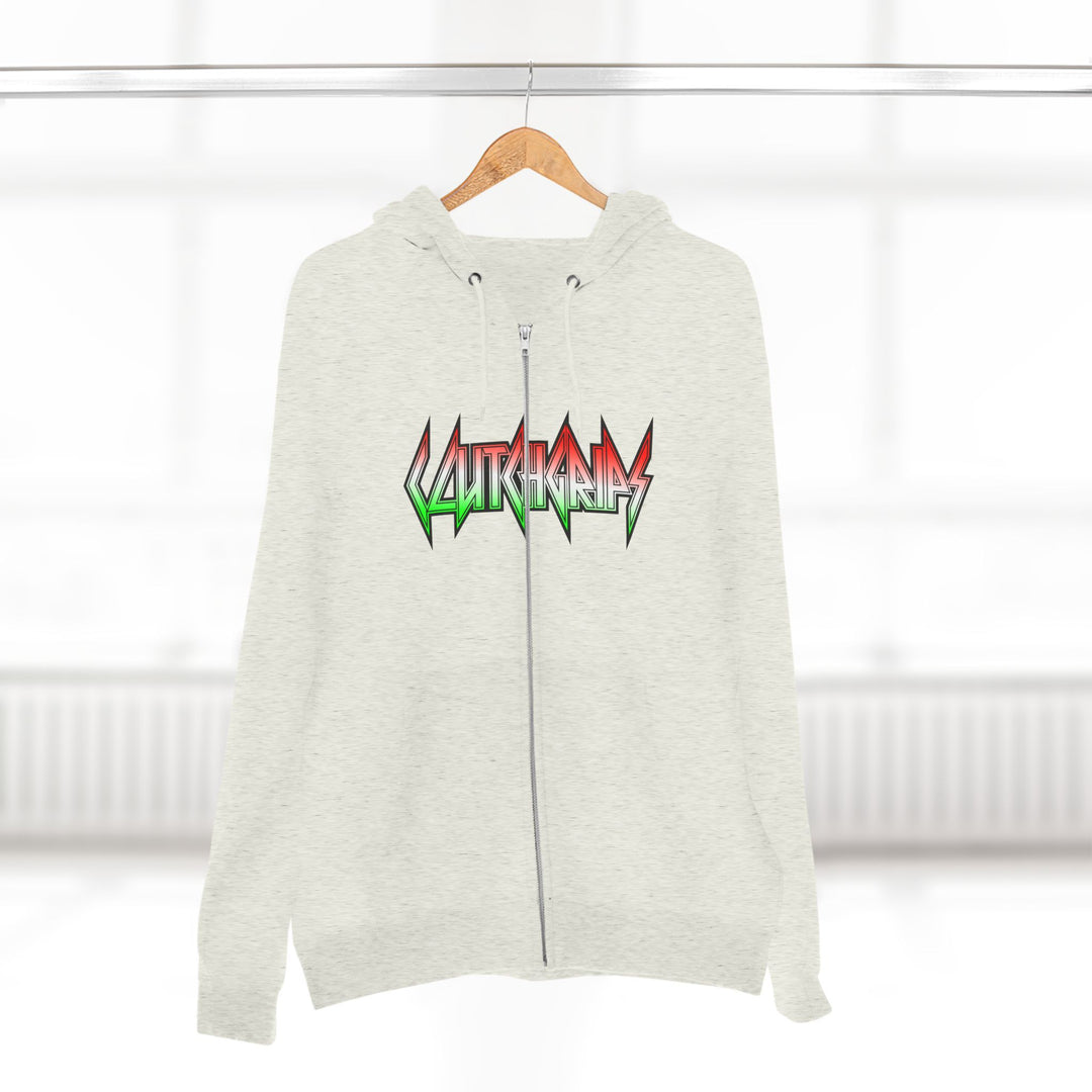 CG SKULL RED WHITE GREEN /READY FOR WAR ZIP UP
