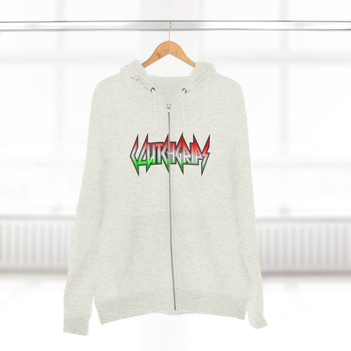 CG SKULL RED WHITE GREEN /READY FOR WAR ZIP UP