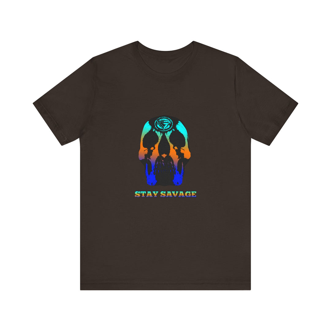 SKULLATOR BLUE ORANGE AQUA  /STAY SAVAGE