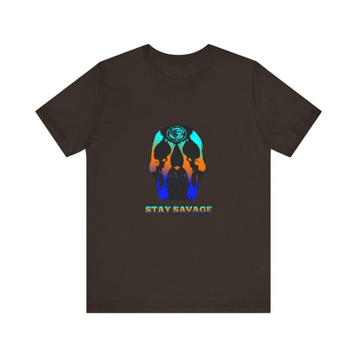 SKULLATOR BLUE ORANGE AQUA  /STAY SAVAGE