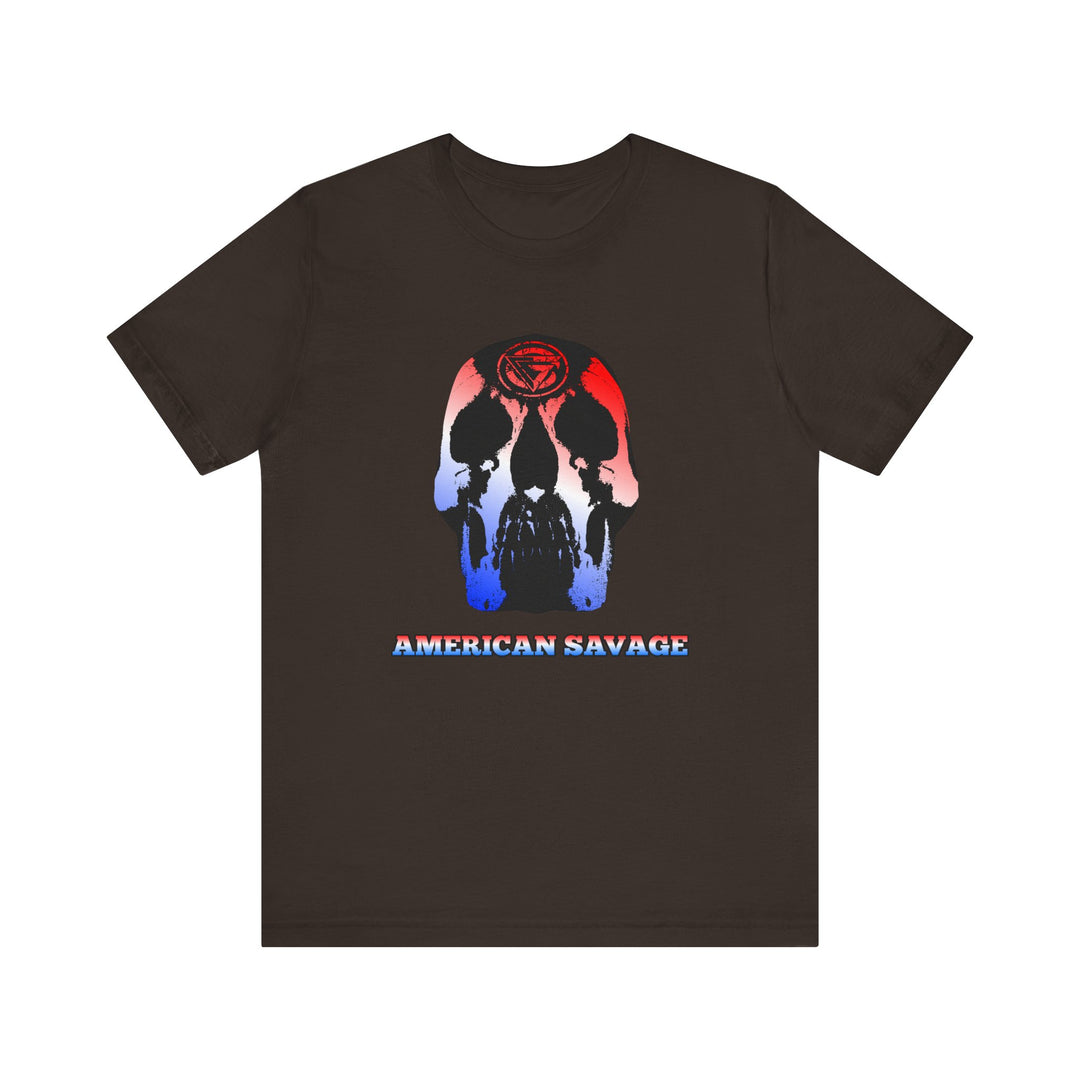 SKULLATOR RED WHITE  BLUE /AMERICAN SAVAGE