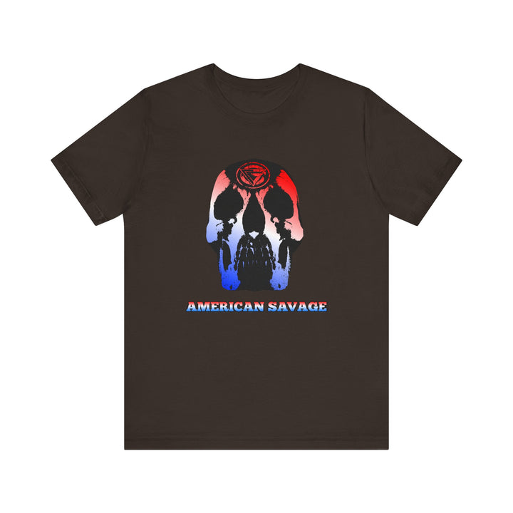 SKULLATOR RED WHITE  BLUE /AMERICAN SAVAGE