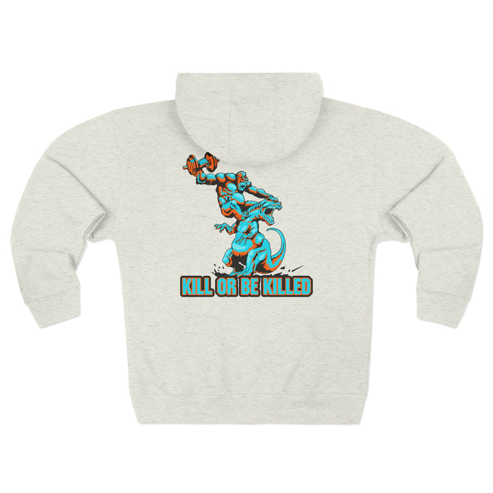 CG APE VS ZILLA 2ND FIGHT MIAMI COLORS /KILL OR BE KILLED ZIP UP