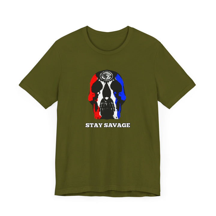 SKULLATOR RED WHITE BLUE /STAY SAVAGE