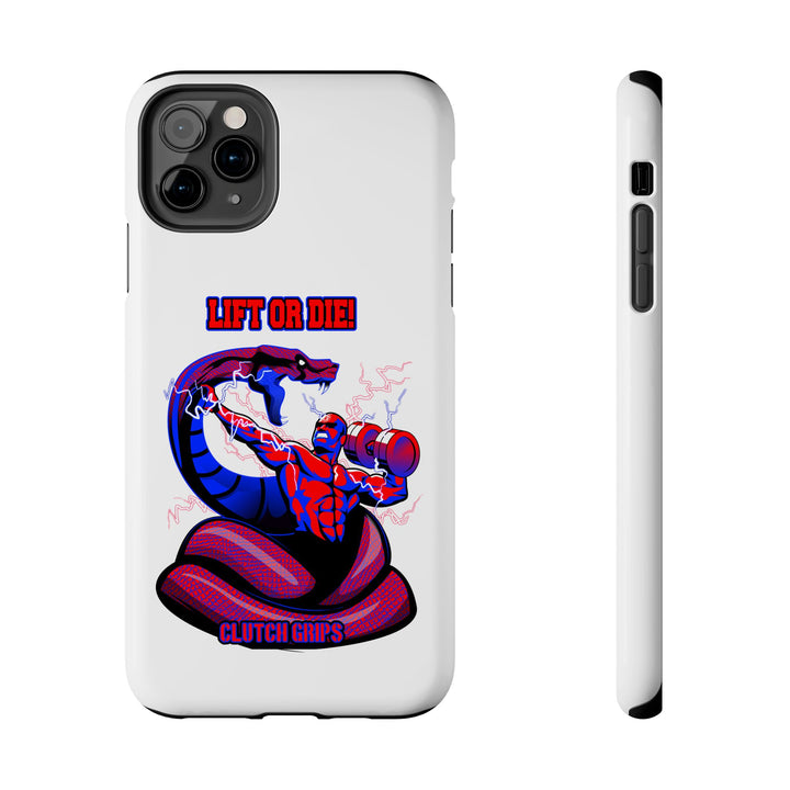 MAC VS SNAKE PHONE CASE RED BLUE /LIFT OR DIE