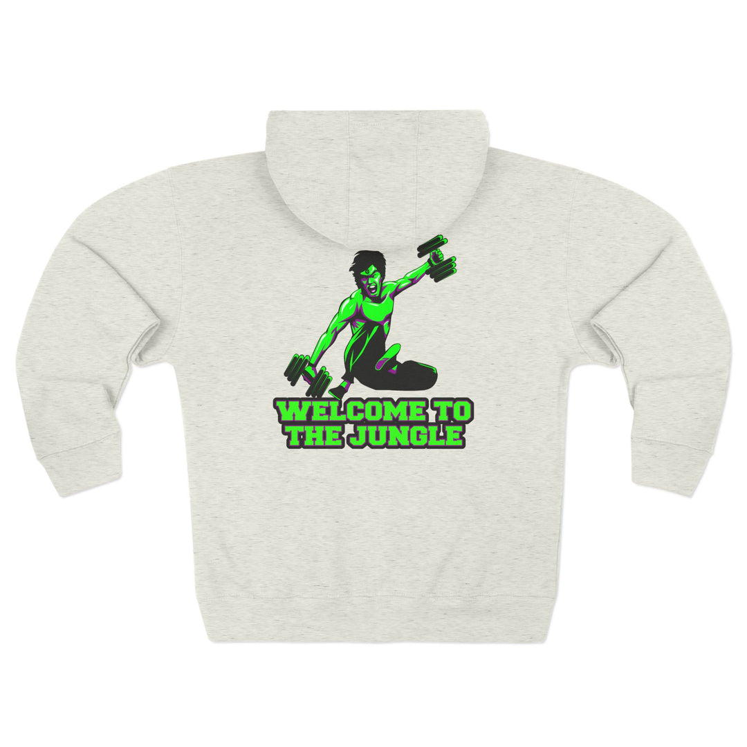 CG LIFT KICKPURPLE GREEN FADE/WELCOME TO THE JUNGLE ZIP UP