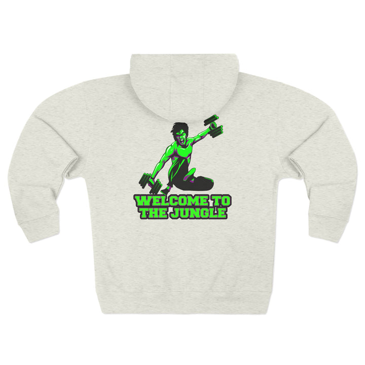 CG LIFT KICKPURPLE GREEN FADE/WELCOME TO THE JUNGLE ZIP UP