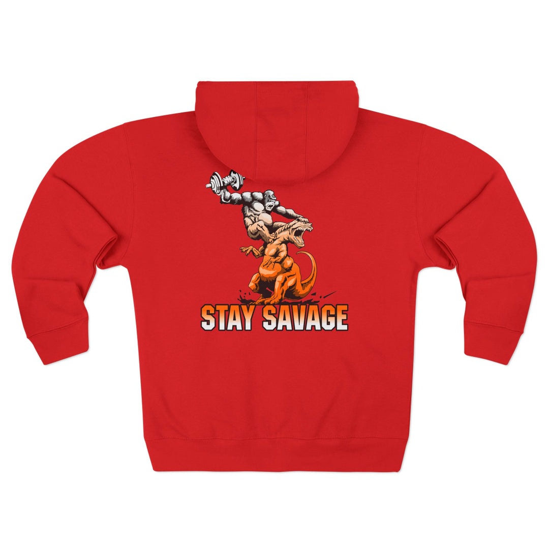 CG APE VS ZILLA 2ND FIGHT ORANGE WHITE FADE /STAY SAVAGE ZIP UP