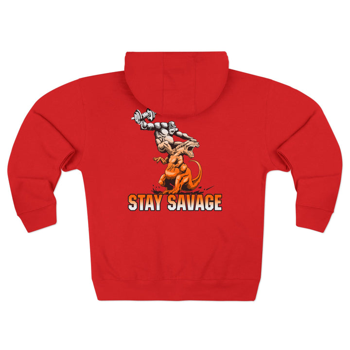 CG APE VS ZILLA 2ND FIGHT ORANGE WHITE FADE /STAY SAVAGE ZIP UP