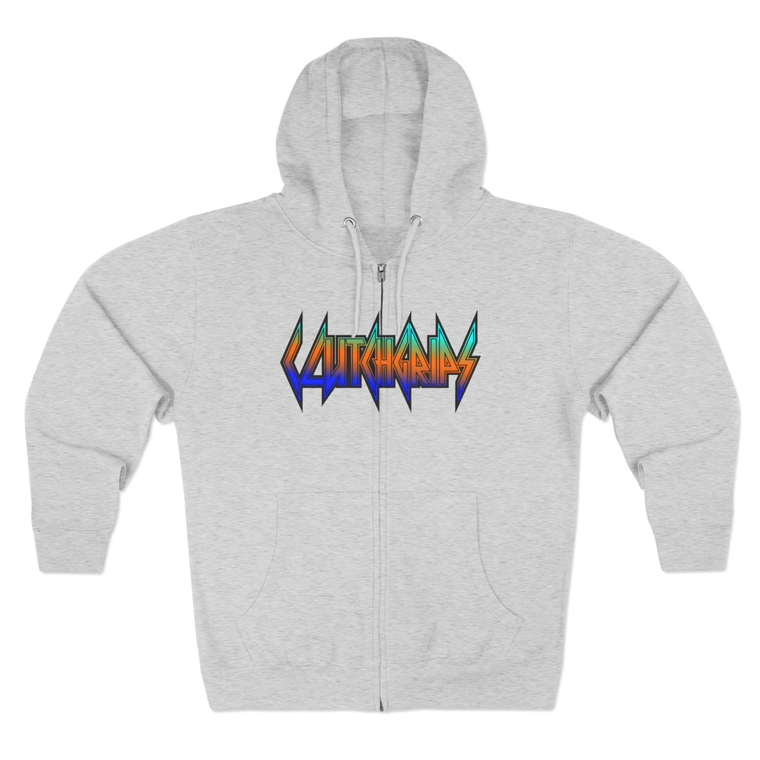 CG APE VS ZILLA 2ND FIGHT BLUE ORANGE AQUA /DONT BE A BITCH ZIP UP