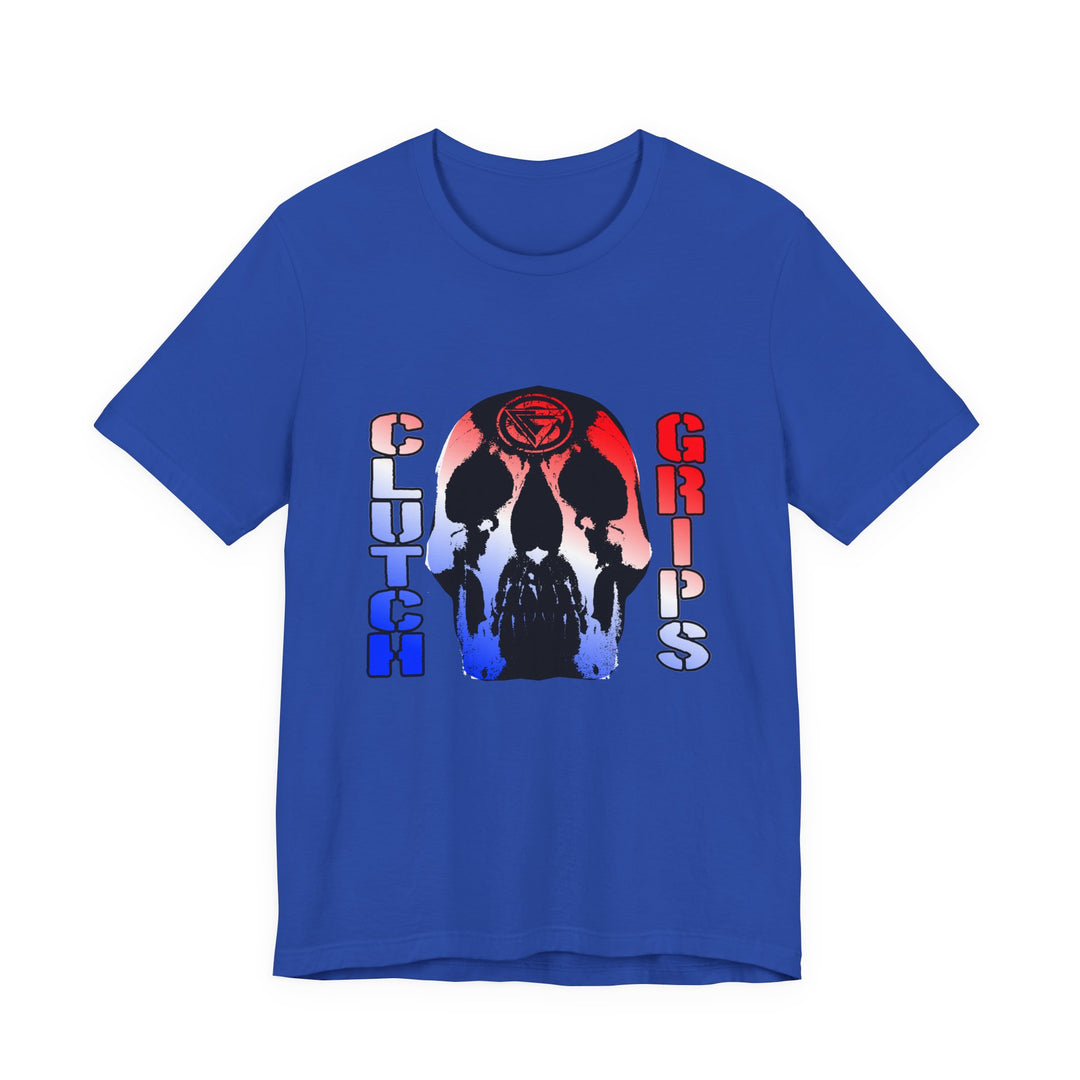 SKULLATOR RED WHITE BLUE FADE/CLUTCHGRIPS