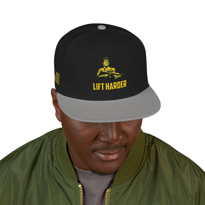 CG FINAL MAFIA BOSS YELLOW BLACK /LIFT HARDER Snapback (Embroidery)