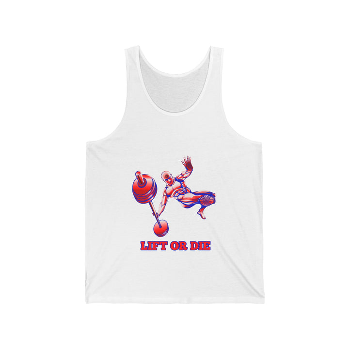 MAC-JUMP RED WHITE BLUE TANK/ LIFT OR DIE