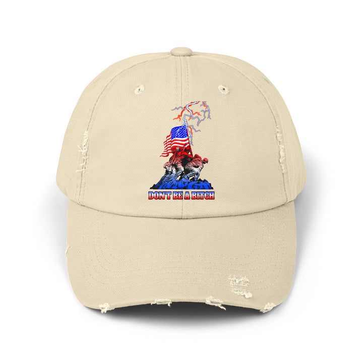 AMERICAN WARRIORS RED WHITE BLUE FADE/DONT BE A BITCH CAP