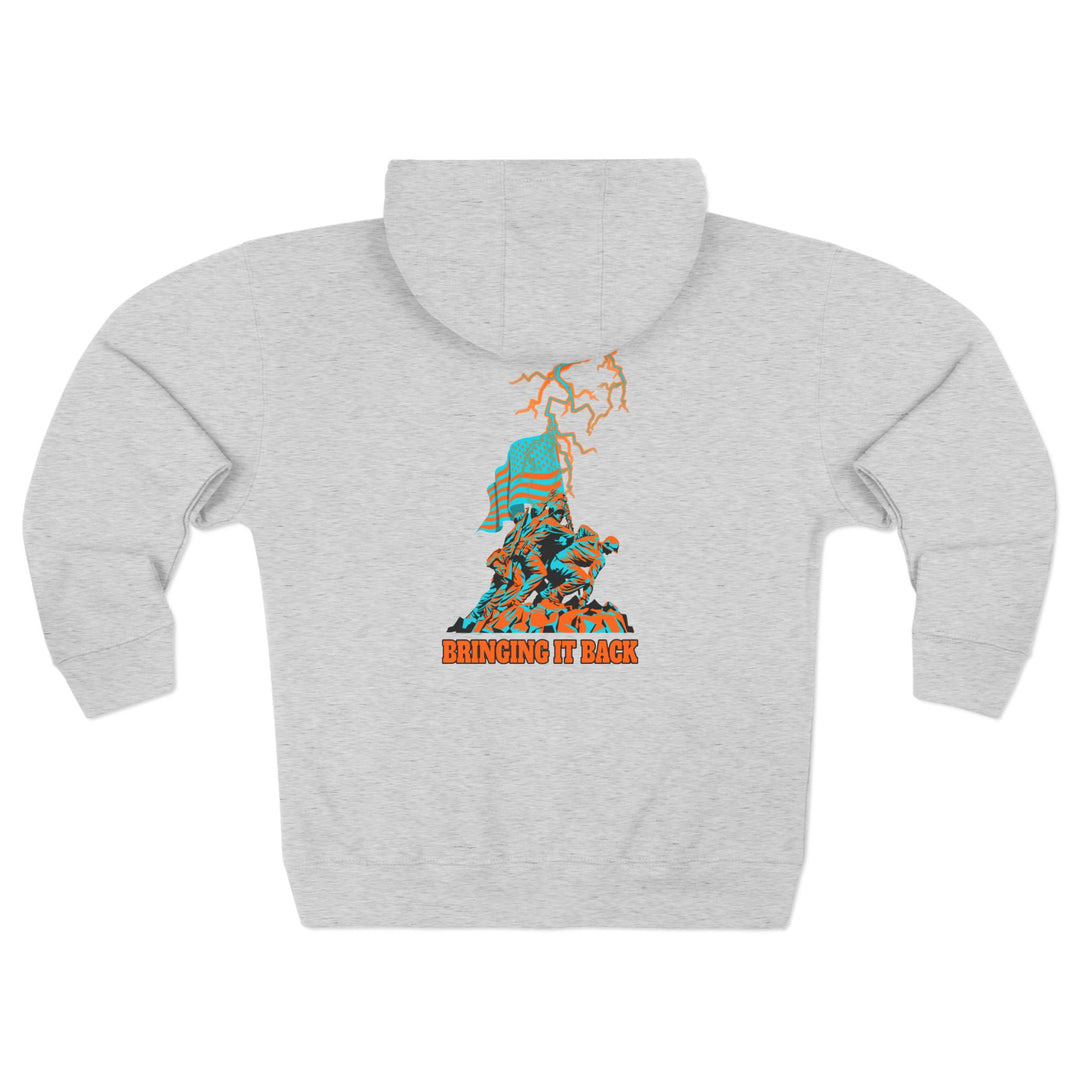 CG A AMERICAN WARRIORS MIAMI COLORS  /BRINGING IT BACK ZIP UP