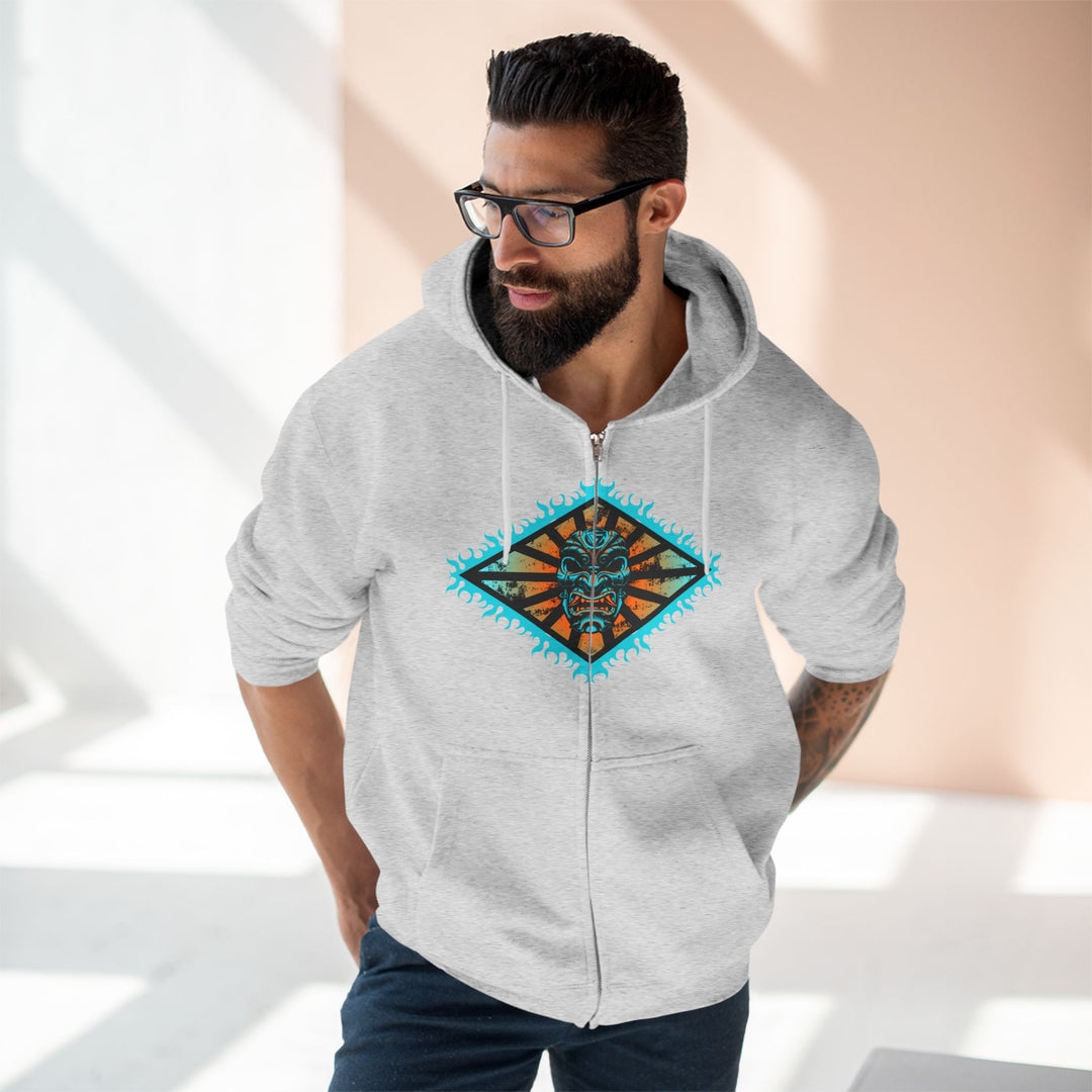 MAC VS SNAKE AQUA MIAMI DIAMOND FRONT /STAY SAVAGE ZIP UP