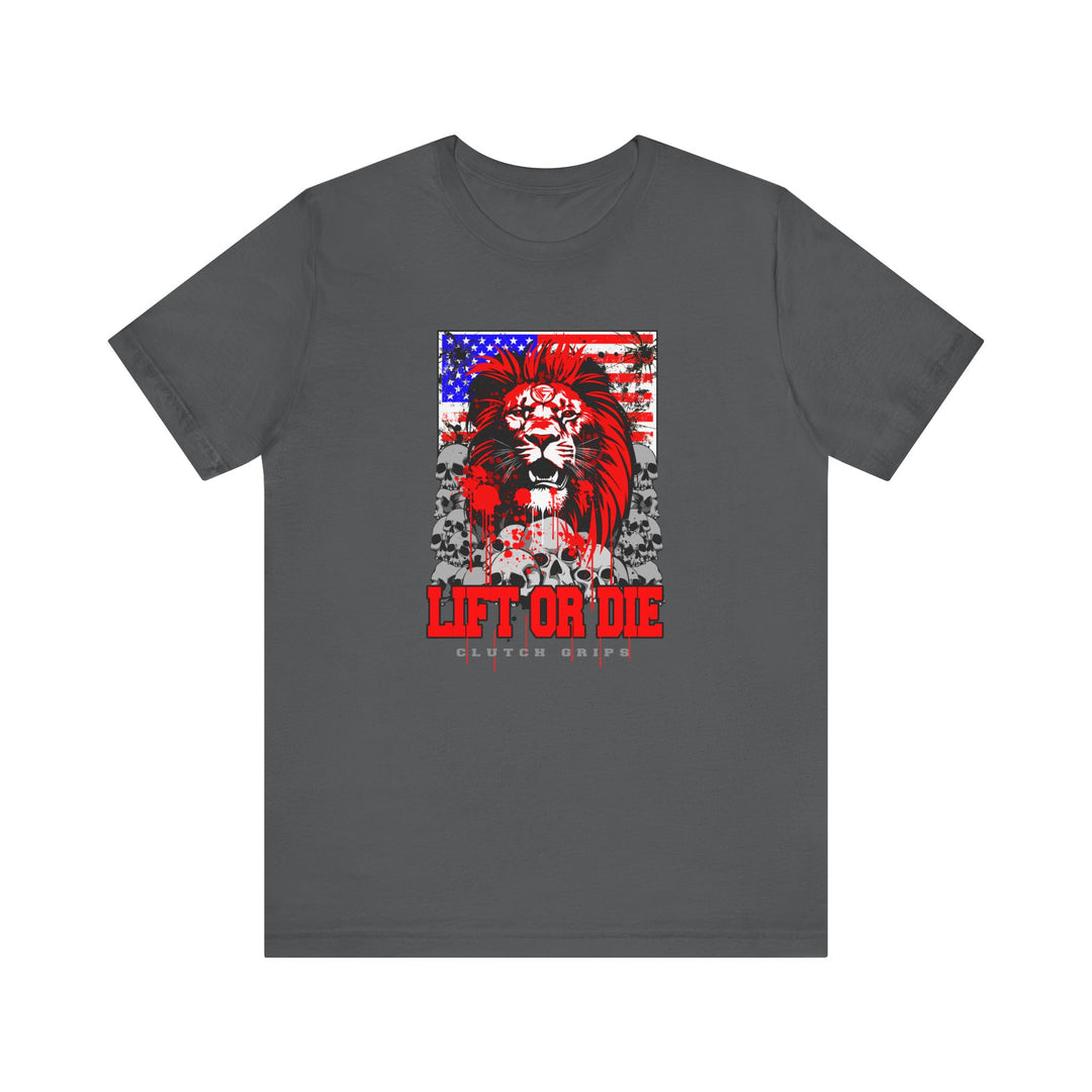 LIONHEART USA FLAG RED WHITE BLUE /LIFT OR DIE