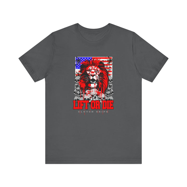 LIONHEART USA FLAG RED WHITE BLUE /LIFT OR DIE