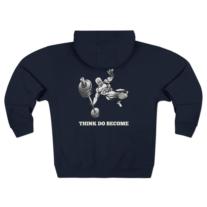 CG MAC JUMP WHITE /THINK DO BECOME ZIP UP