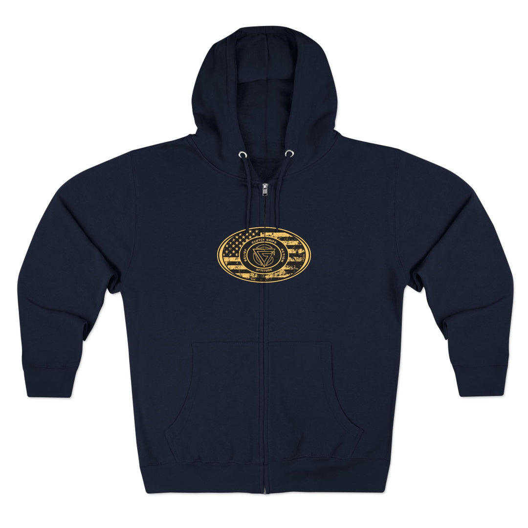 CG  TIGER FLAME DESERT SAND/I AM THE ONE ZIP UP