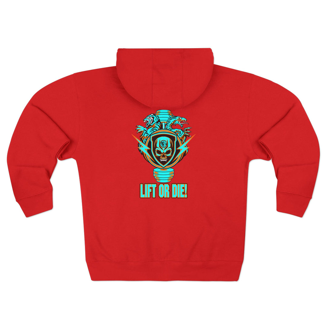 CG SGL SKULL BELL MIAMI STYLE/LIFT OR DIE ZIP UP