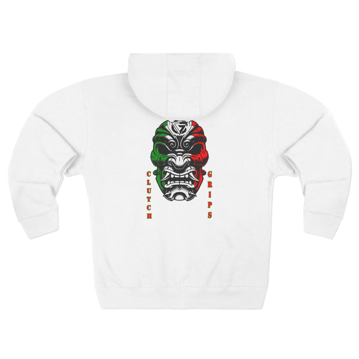 CG SAMURAI MAC RED WHITE GREEN /CLUTCHGRIPS ZIP UP