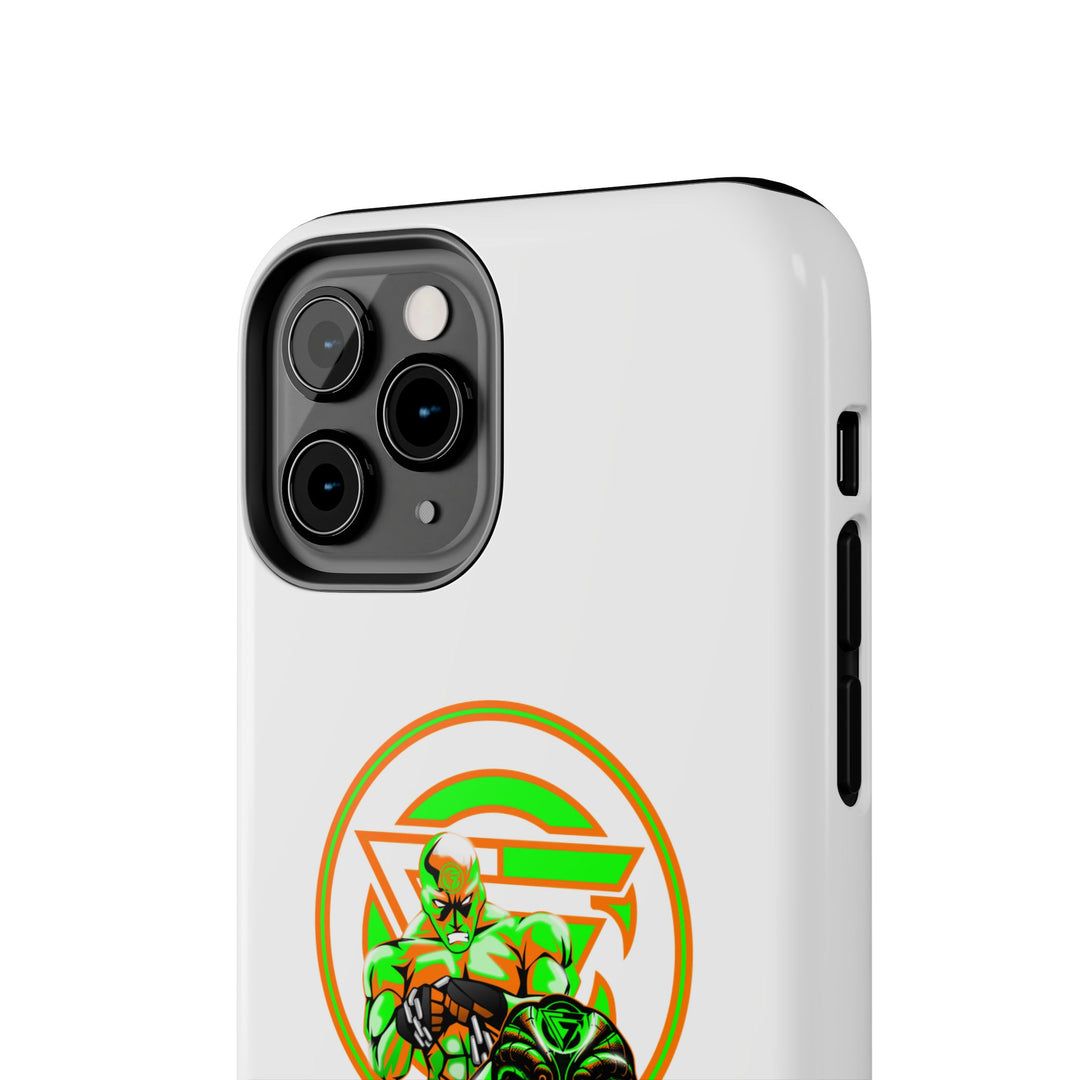 ANGRY DOG ORANGE GREEN PHONE CASE /LIFT OR DIE