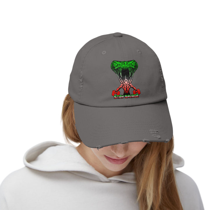 MAN VS VIPER RED WHITE GREEN FADE /STAY SAVAGE CAP