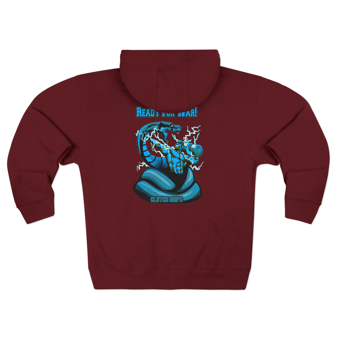 MAC VS SNAKE BLUE/READY FOR WAR ZIP UP