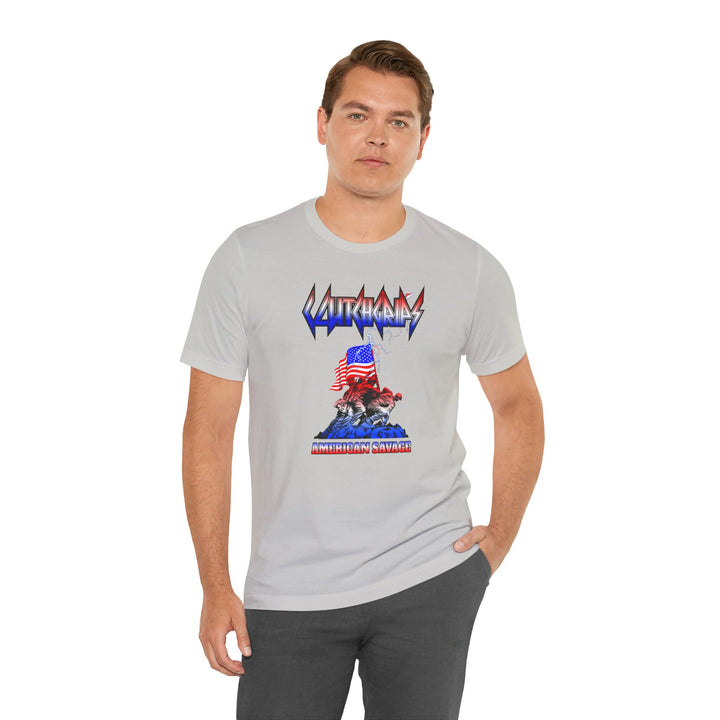 CG PATRIOT FREEDOM SHIRT RED WHITE BLUE FADE /AMERICAN SAVAGE