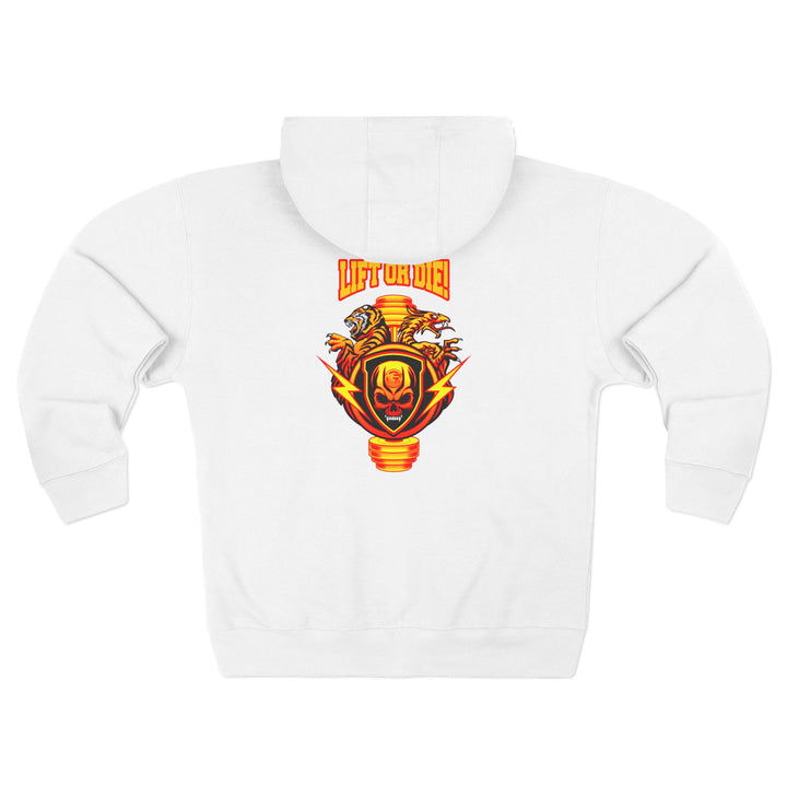 CG SGL SKULL BELL RED GOLD /LIFT OR DIE ZIP UP