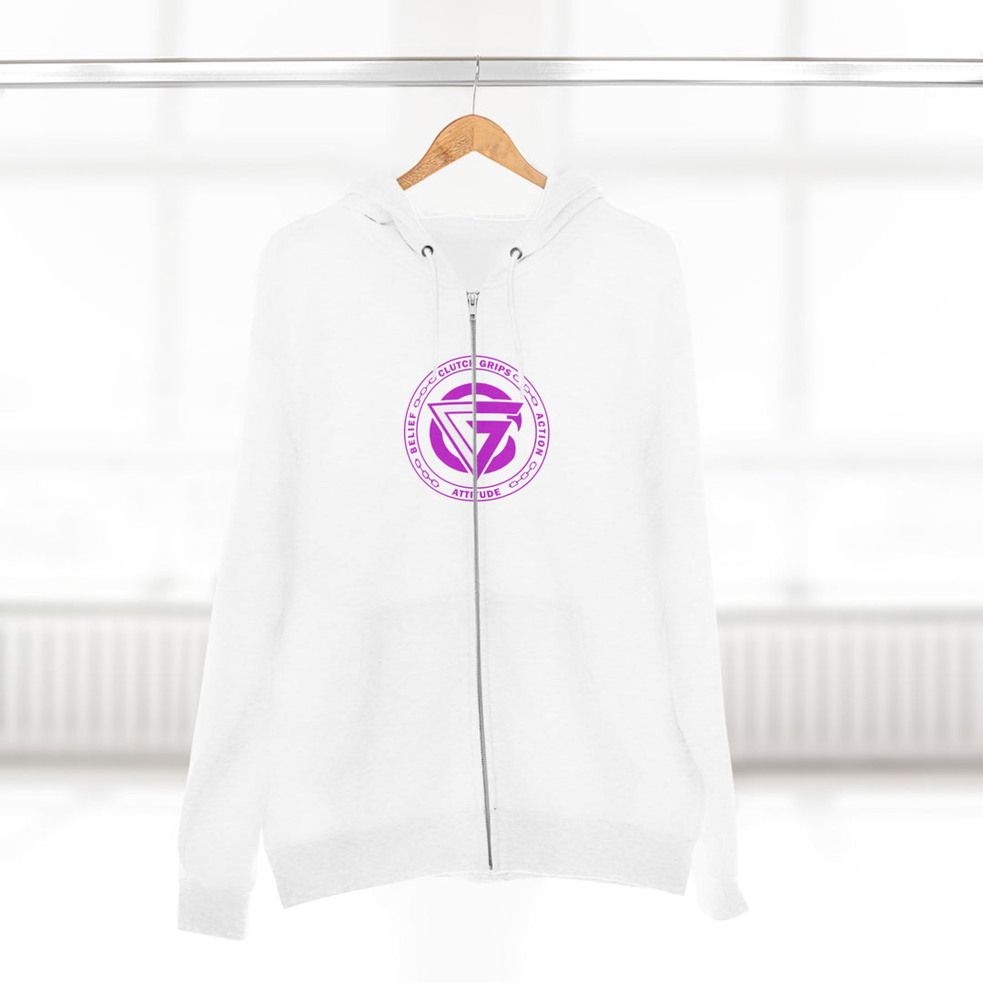 CG SKULL PURPLE/LIFT OR DIE ZIP UP