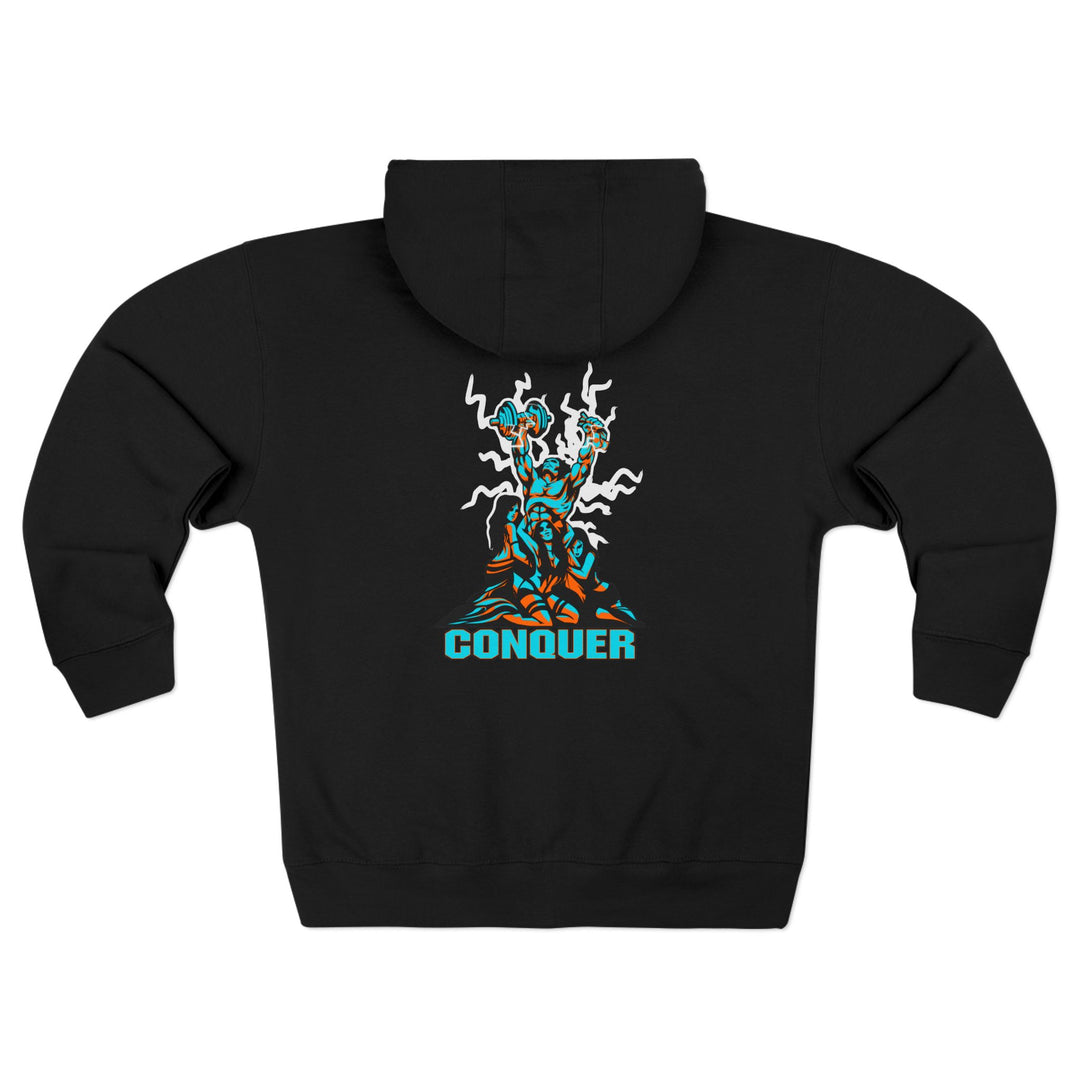 CG CONFIDENCE MAN ORANGE AQUA /CONQUER ZIP UP