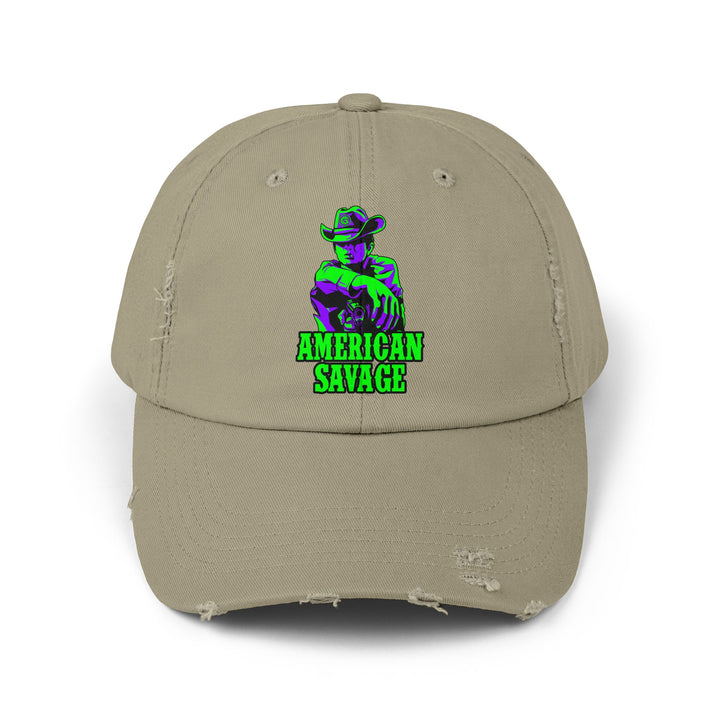 COWBOY KILLER PURPLE GREEN /AMERICAN SAVAGE CAP