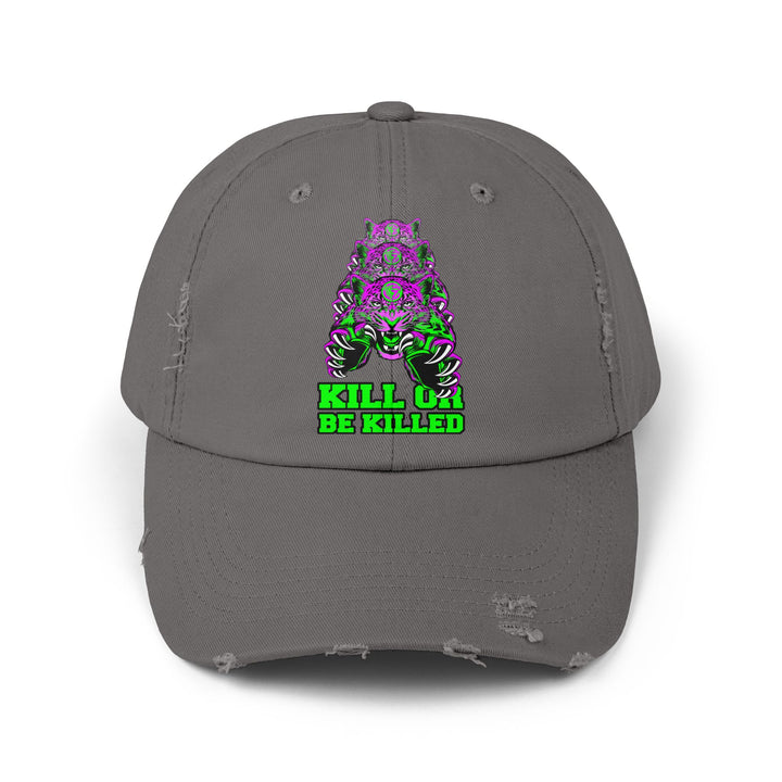 CG LEAPOARD PURPLE GREEN /KILL OR BE KILLED CAP