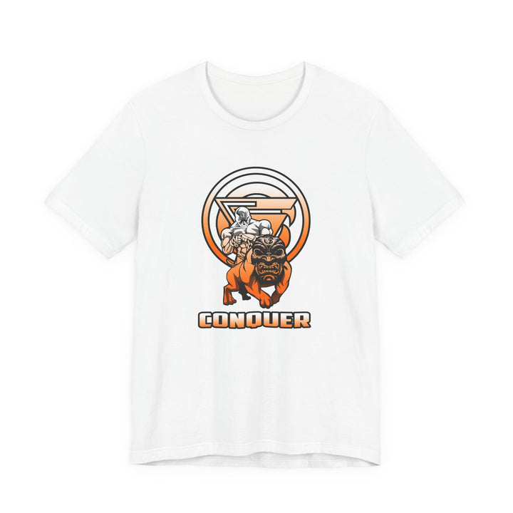 CG ANGRY DOG ORANGE WHITE FADE/CONQUER